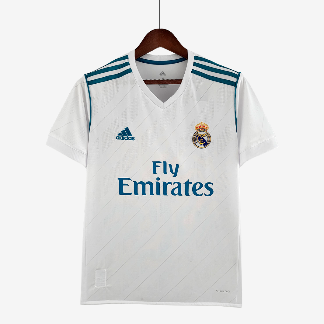 10-8 Real Madrid 2017/18 Home Jersey – Retro Version - Image 1