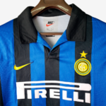 Inter Milan 1998/99 Home Jersey Long Sleeve  Retro Version - Image 4