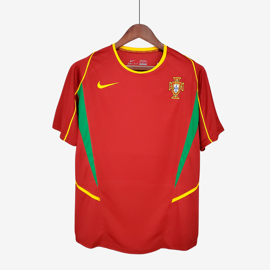 4-262 Portugal 2002 Home Jersey – Retro Version - Image 1