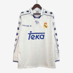 Real Madrid 1994/96 Home Jersey Long Sleeve – Retro Version