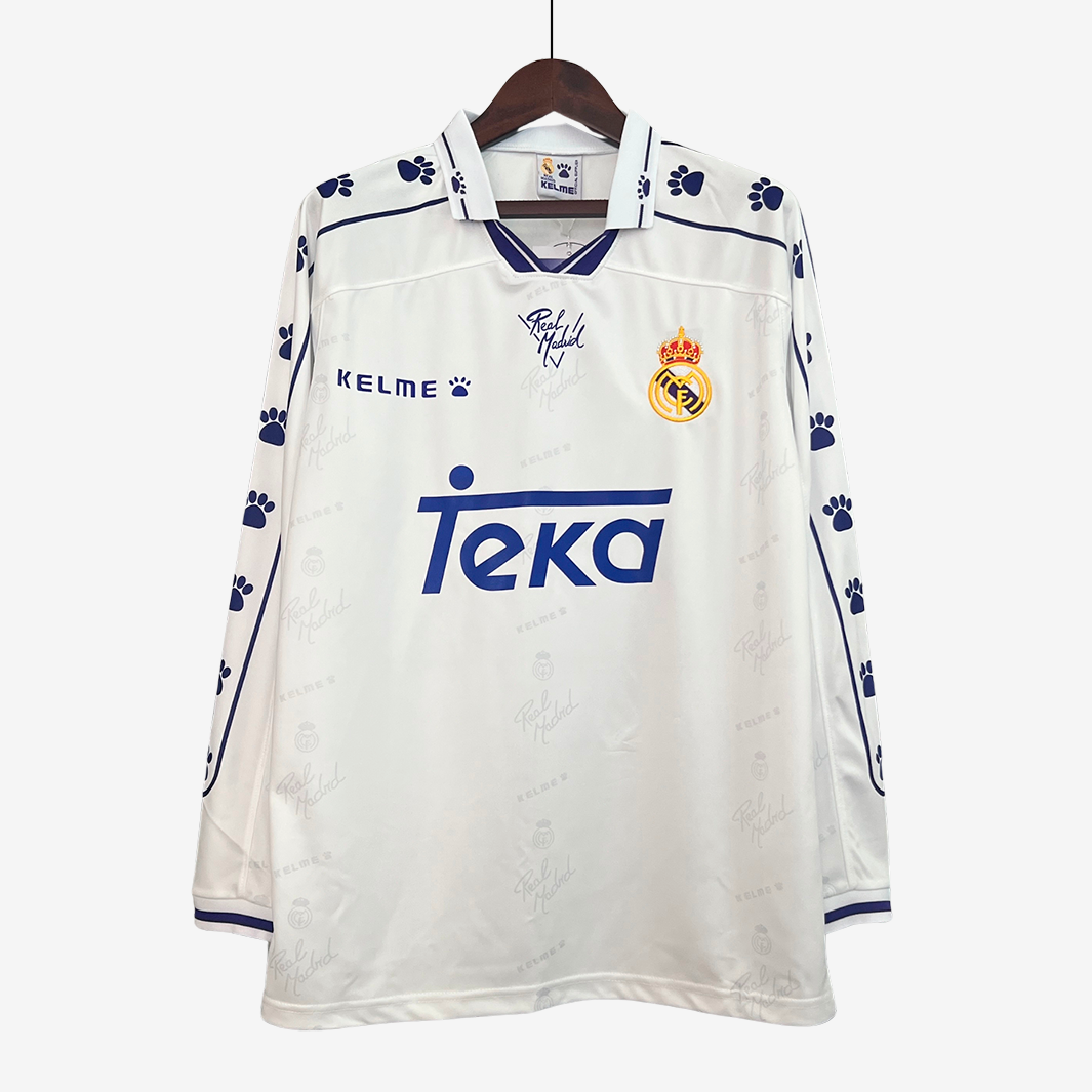 4-279_38214c14-1d1f-434f-b485-61ce57e29562 Real Madrid 1994/96 Home Jersey Long Sleeve – Retro Version - Image 1