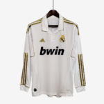 Real Madrid 2011/12 Home Jersey Long Sleeve  Retro Version