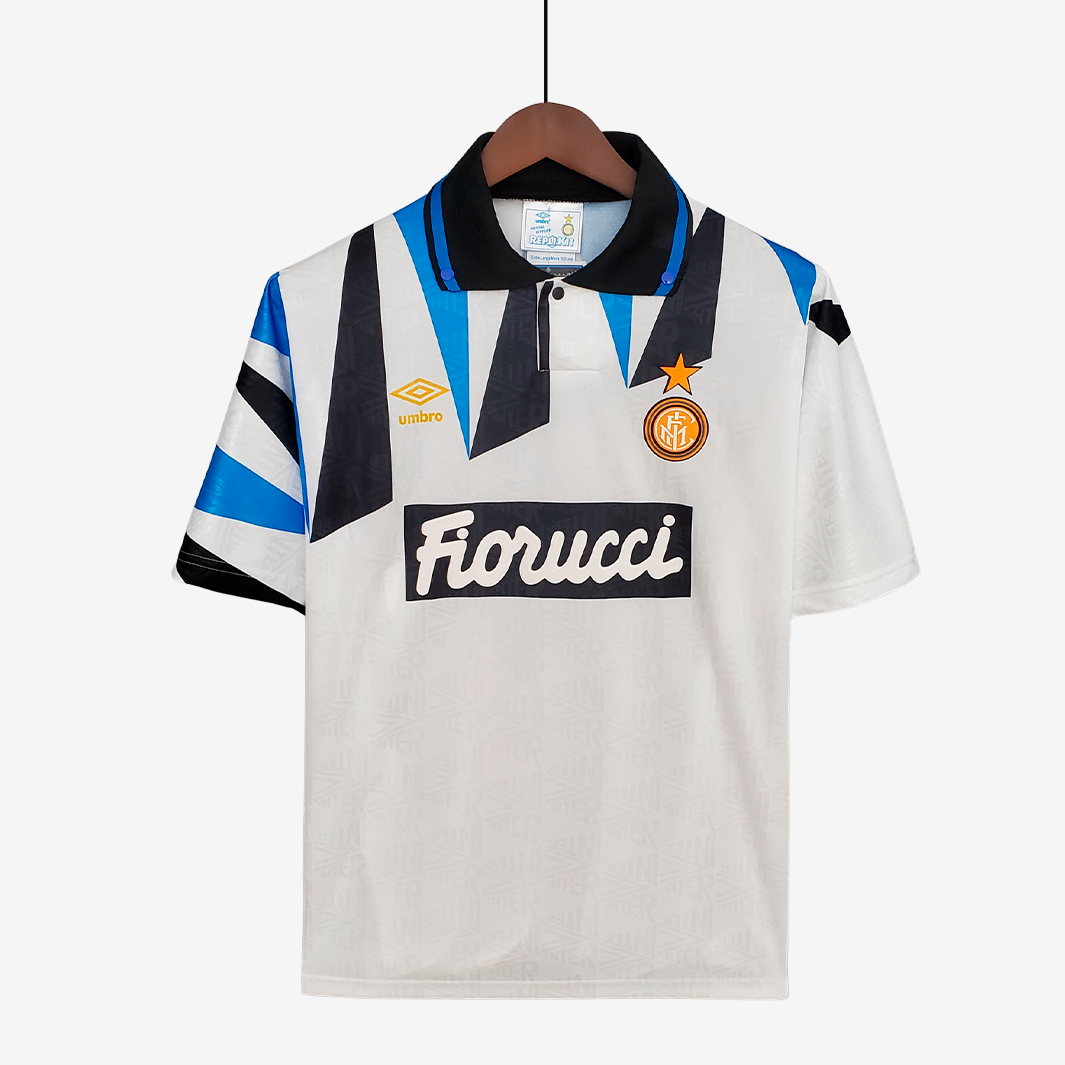 5-128 Inter Milan 1992/93 Away Jersey – Retro Version - Image 1
