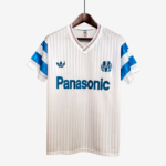 Olympique Marseille 1990/91 Home Jersey  Retro Version