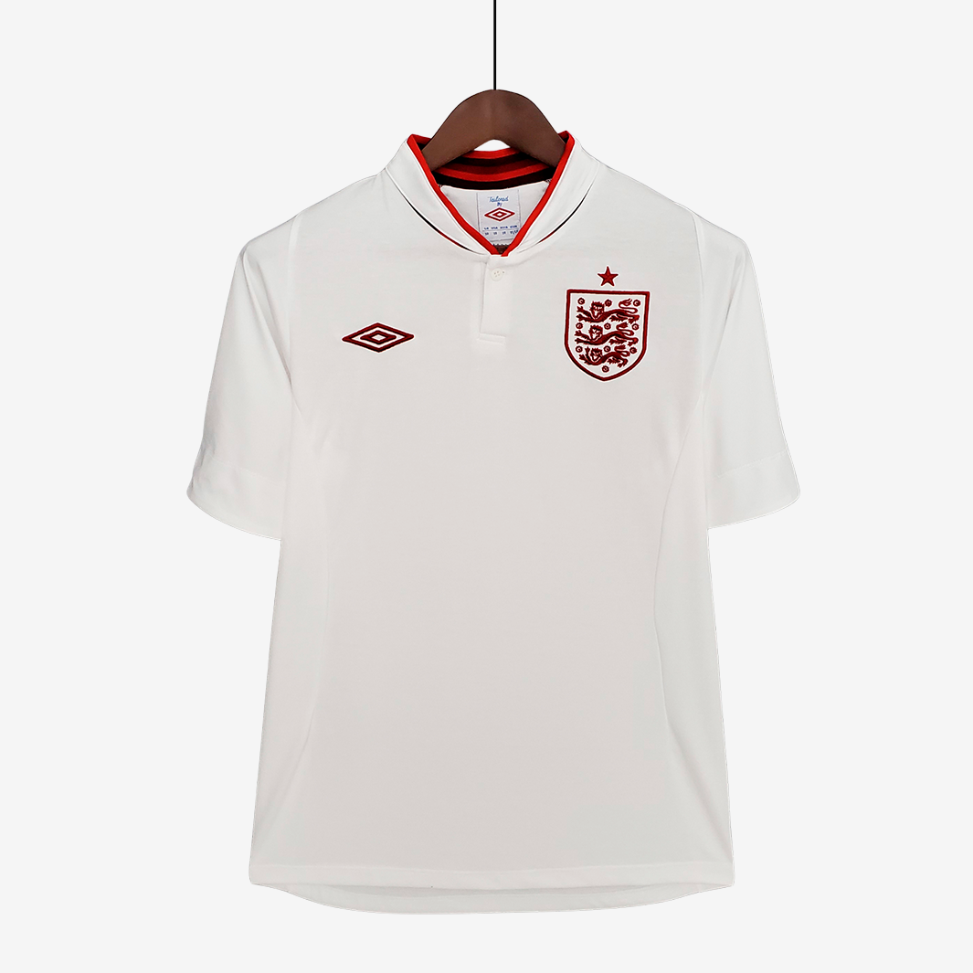 6-121 England 2012 Home Jersey – Retro Version - Image 1