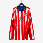 Atletico Madrid 2004/05 Home Jersey Long Sleeve – Retro Version