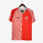 Denmark 1986 Home Jersey – Retro Version