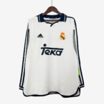 Real Madrid 2000/01 Home Jersey Long Sleeve – Retro Version