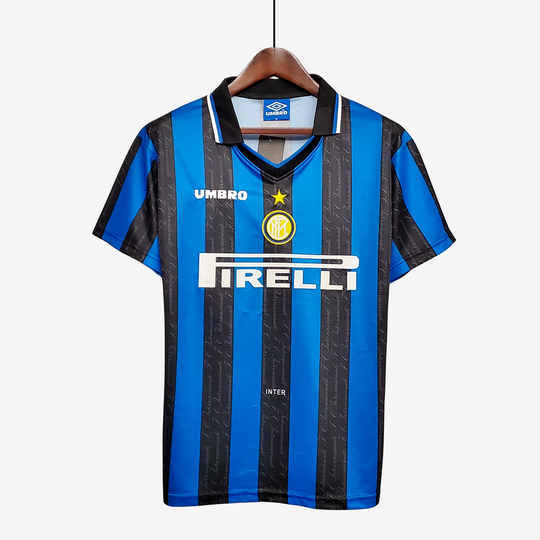 6-349 Inter Milan 1997/98 Home Jersey Retro Version - Image 1
