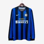 Inter Milan 2009/10 Home Jersey Champions League Edition Long Sleeve – Retro Version