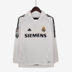 Real Madrid 2005/06 Home Jersey Long Sleeve – Retro Version