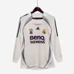 Real Madrid 2006/07 Home Jersey Long Sleeve  Retro Version
