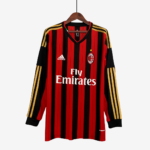 AC Milan 2013/14 Home Jersey Long Sleeve – Retro Version