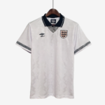 England 1990 Home Jersey  Retro Version