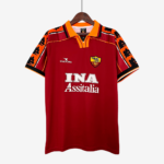 AS Roma 1998/99 Home Jersey  Retro Version