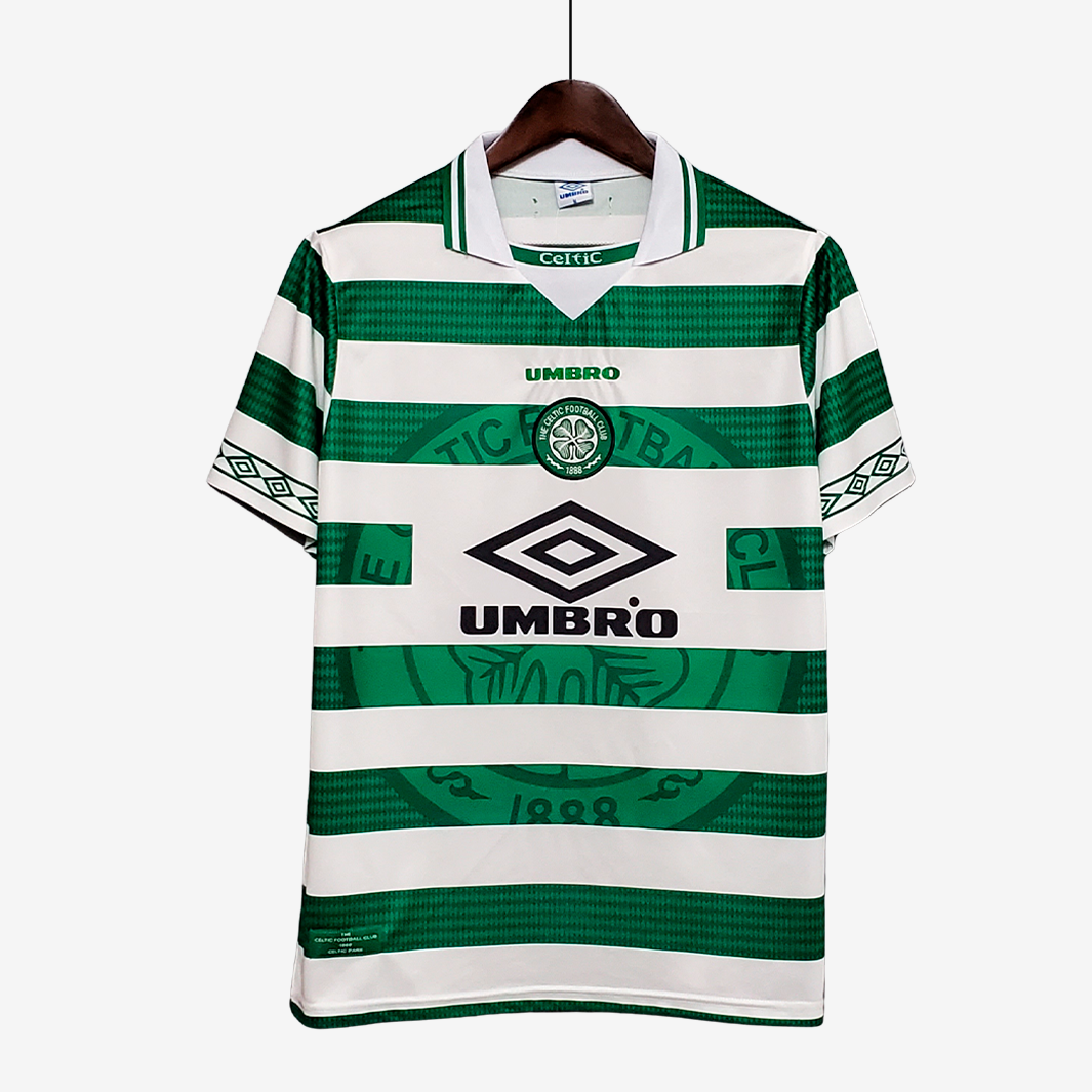 7-599 Celtic 1998/99 Home Jersey Retro Version - Image 1