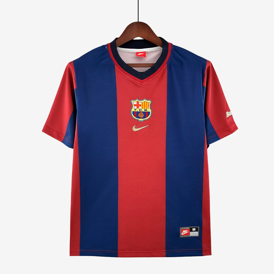 7-74 Barcelona 1998/99 Home Jersey – Retro Version - Image 1