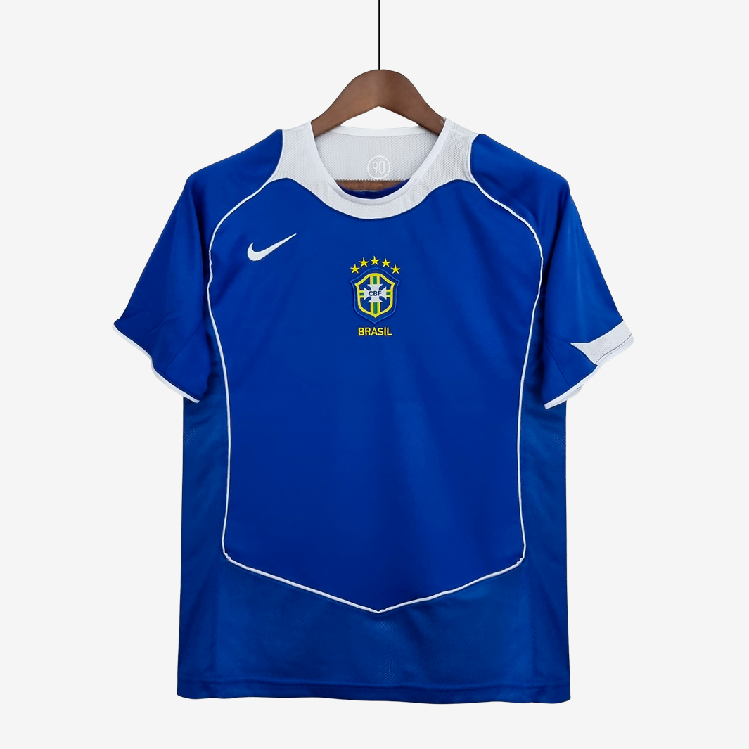 7-96 Brazil 2004 Away Jersey – Retro Version - Image 1