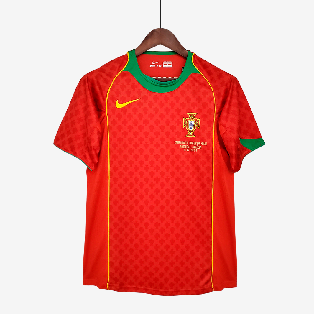 8-102 Portugal 2004 Home Jersey – Retro Version - Image 1