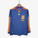 Spain 2010 Away Jersey Long Sleeve – Retro Version