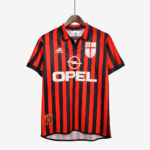 AC Milan 1999/00 Home Jersey  Retro Version
