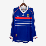 France 1998 Home Jersey Long Sleeve – Retro Version