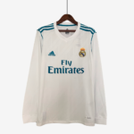 Real Madrid 2017/18 Home Jersey Long Sleeve – Retro Version