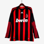 AC Milan 2008/09 Home Jersey Long Sleeve – Retro Version