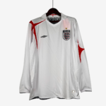 England 2006 Home Jersey Long Sleeve – Retro Version