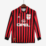 AC Milan 1999/00 Home Jersey Long Sleeve – Retro Version