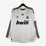 Real Madrid 2009/10 Home Jersey Long Sleeve – Retro Version