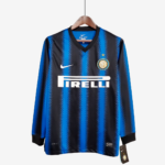 Inter Milan 2010/11 Home Jersey Long Sleeve  Retro Version