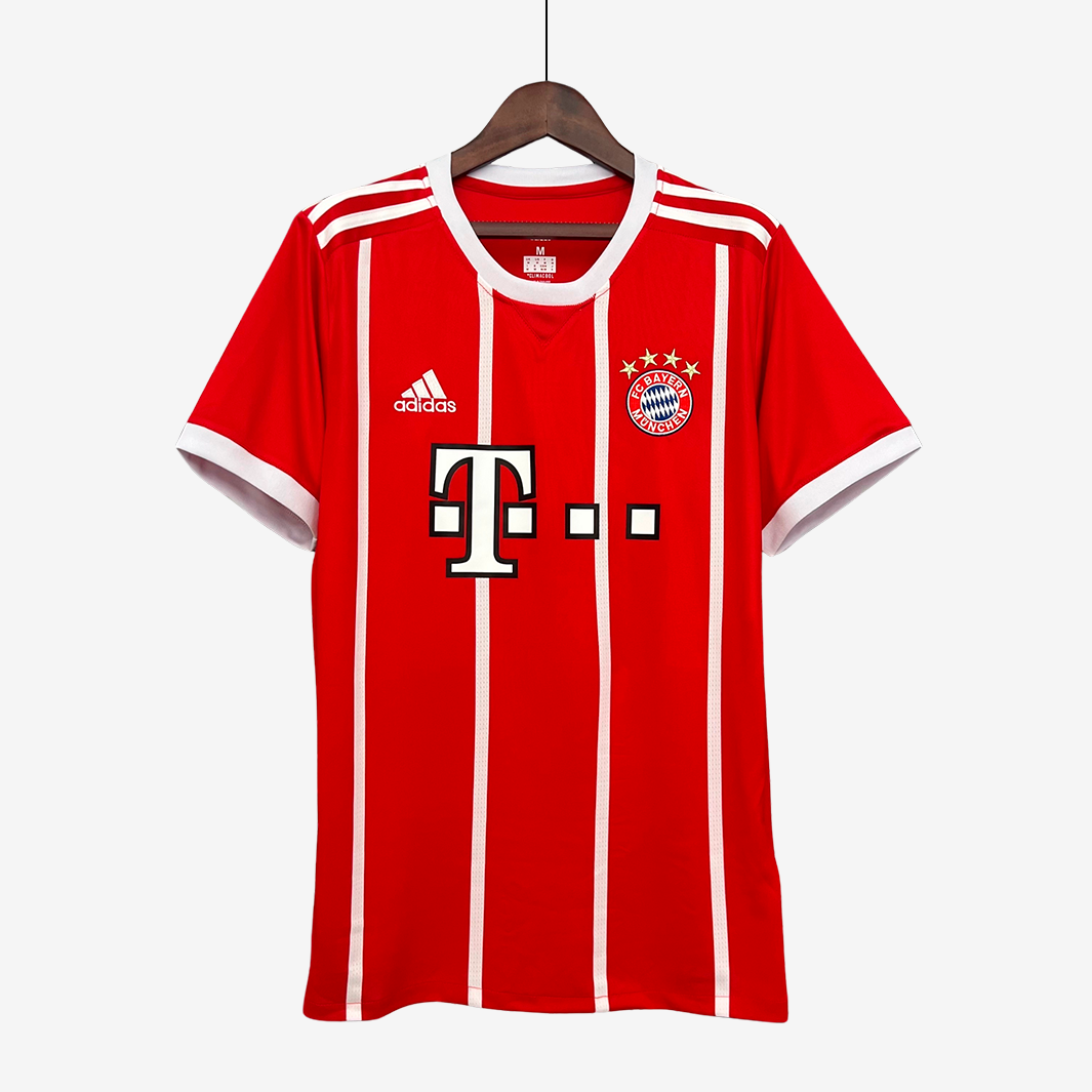site-2 Bayern Munich 2017/18 Home Jersey – Retro Version - Image 1