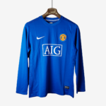 Manchester United 2007/08 Away Jersey Long Sleeve  Retro Version