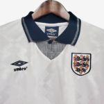 England 1990 Home Jersey  Retro Version - Image 3