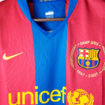 Barcelona 2007/08 Home Jersey Long Sleeve  Retro Version - Image 6