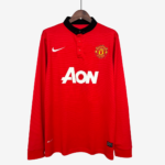 Manchester United 2013/14 Home Jersey Long Sleeve – Retro Version