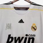 Real Madrid 2009/10 Home Jersey  Retro Version - Image 3