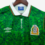 Mexico 1994 Home Jersey  Retro Version - Image 4