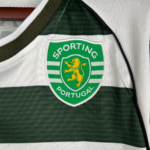 Sporting 2001/03 Home Jersey Long Sleeve  Retro Version - Image 8