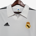 Real Madrid 2002/03 Home Jersey Long Sleeve  Retro Version - Image 3