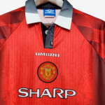 Manchester United 1996/98 Home Jersey  Retro Version - Image 6