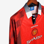 Manchester United 1996/98 Home Jersey Long Sleeve  Retro Version - Image 6