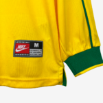 Brazil 1998 Home Jersey Long Sleeve – Retro Version - Image 5