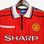 Manchester United 1998/99 Home Jersey  Retro Version - Image 4
