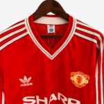 Manchester United 1986/88 Home Jersey Long Sleeve – Retro Version - Image 5