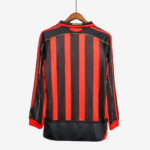 AC Milan 2006/07 Home Jersey Long Sleeve  Retro Version - Image 2