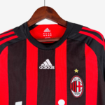 AC Milan 2008/09 Home Jersey Long Sleeve – Retro Version - Image 7