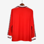 Manchester United 1998/99 Home Jersey Long Sleeve  Retro Version - Image 7