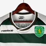 Sporting 2001/03 Home Jersey Long Sleeve  Retro Version - Image 3